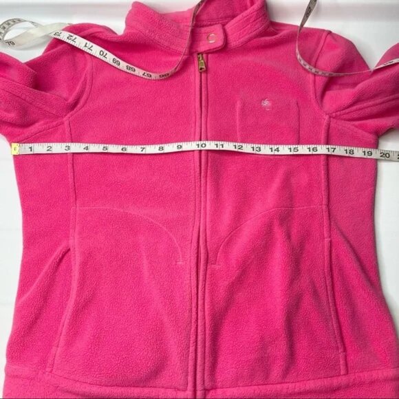 Lilly Pulitzer Fleece Jacket Pink Full Zip Front w/ Pockets, Size S - Picture 14 of 14